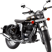 Royal Enfield Motorrad Classic Chrome in Farbe Classic Black