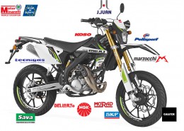 Rieju Motorrad MRT Pro Supermoto 50 in Farbe Schwarz