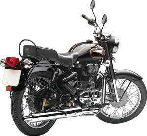 Royal Enfield Motorrad Bullet 350 in Farbe Black