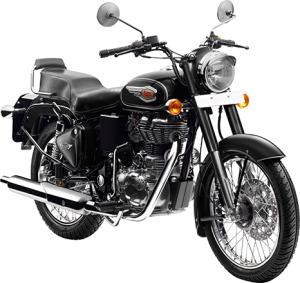 Royal Enfield Motorrad Bullet 500 in Farbe Black