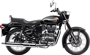 Royal Enfield Motorrad Bullet 500 in Farbe Black