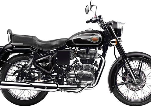 Royal Enfield Motorrad Bullet 500 in Farbe Black
