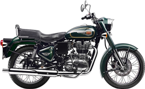 Royal Enfield Motorrad Bullet 500 in Farbe Forest Green
