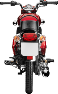 Royal Enfield Motorrad Bullet Electra in Farbe Red