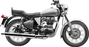 Royal Enfield Motorrad Bullet Electra in Farbe Silver