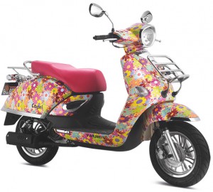 Tauris Roller Capri 125 / 4T Art Collection in Farbe Flower