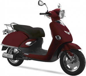 Tauris Roller Capri 50 / 2T in Farbe Met Bordeaux