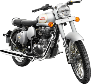 Royal Enfield Motorrad Classic 350 in Farbe Classic Silver