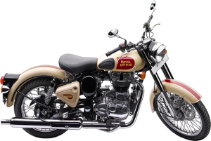 Royal Enfield Motorrad Classic 500 in Farbe Classic Tan