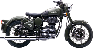 Royal Enfield Motorrad Classic Battle Green in Farbe Classic Battle Green