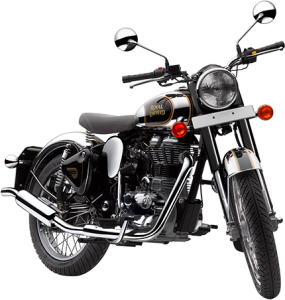 Royal Enfield Motorrad Classic Chrome in Farbe Classic Black