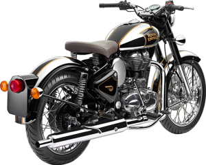 Royal Enfield Motorrad Classic Chrome in Farbe Classic Black