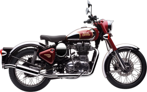Royal Enfield Motorrad Classic Chrome in Farbe Royal Maroon