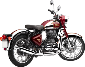 Royal Enfield Motorrad Classic Chrome in Farbe Royal Maroon