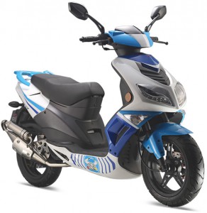 Tauris Roller Firefly 50 / 2T in Farbe Blau