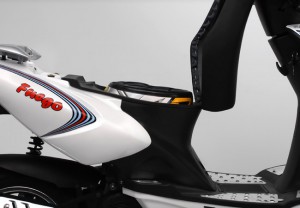 Tauris Roller Fuego 50 / 2T Detailansicht Kofferraum