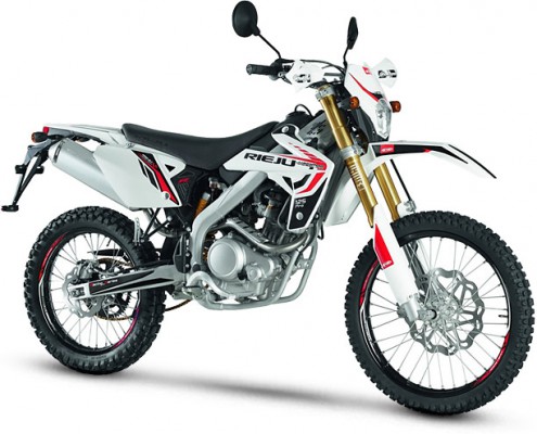 Rieju Motorrad Marathon Cross 125 in Farbe Weiß