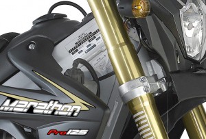 Rieju Motorrad Marathon Supermoto 125 Detailansicht vorne