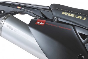 Rieju Motorrad Marathon Supermoto 125 Detailansicht hinten