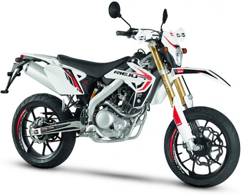 Rieju Motorrad Marathon Supermoto 125 in Farbe Weiß
