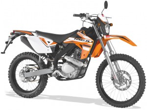 Rieju Motorrad MRT Cross 125 in Farbe Orange