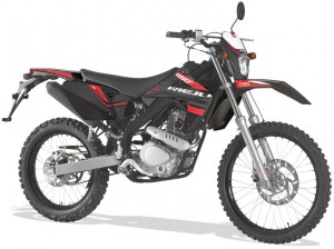 Rieju Motorrad MRT Cross 125 in Farbe Schwarz