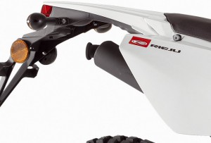 Rieju Motorrad MRT Europa III 50 Detailansicht Auspuff