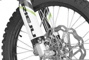 Rieju Motorrad MRT Pro Cross 50 Detailansicht Reifen vorne