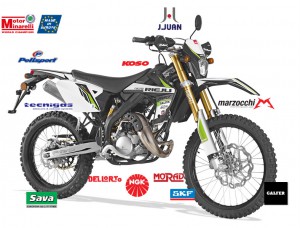 Rieju Motorrad MRT Pro Cross 50 in Farbe Schwarz