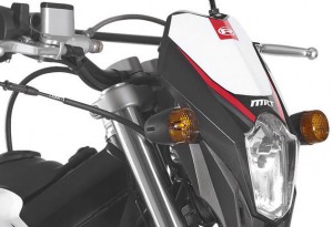Rieju Motorrad MRT SM 125 Detailansicht vorne