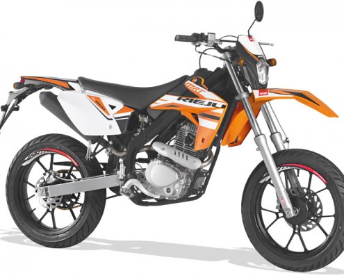 Rieju Motorrad MRT SM 125 in Farbe Orange