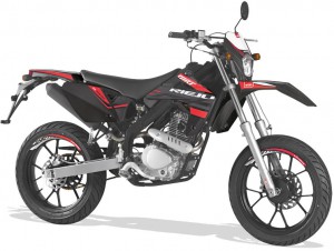 Rieju Motorrad MRT SM 125 in Farbe Schwarz