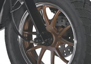 Tauris Roller Piccadilly 125 / 4T Detailansicht Reifen vorne
