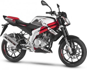 Rieju Motorrad RS3 NKD 125 in Farbe Weiß