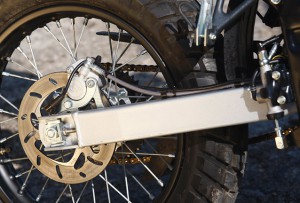 Rieju Motorrad Tangoo! 250 Detailansicht Reifen
