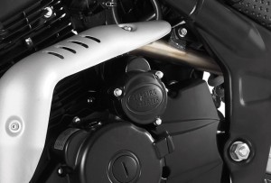 Rieju Motorrad Tangoo! 250 Detailansicht hinten