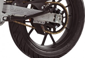 Rieju Motorrad Tangoo! 50 Detailansicht Reifen