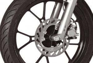 Rieju Motorrad Tangoo! 50 Detailansicht Reifen vorne