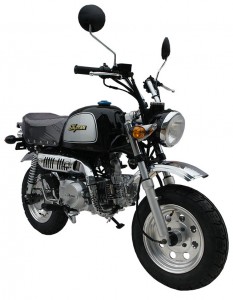 SkyTeam Motorrad Gorilla 50 in Farbe Schwarz