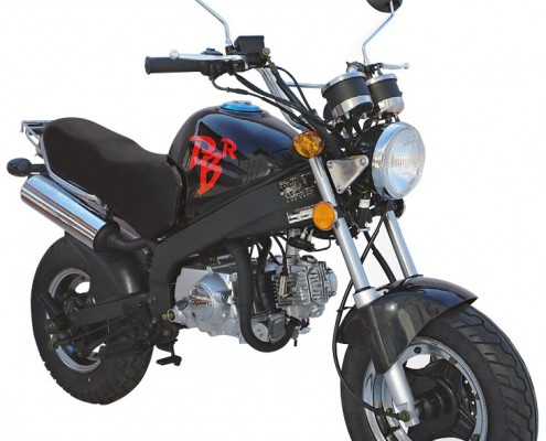 SkyTeam Motorrad PBR 50 in Farbe Schwarz